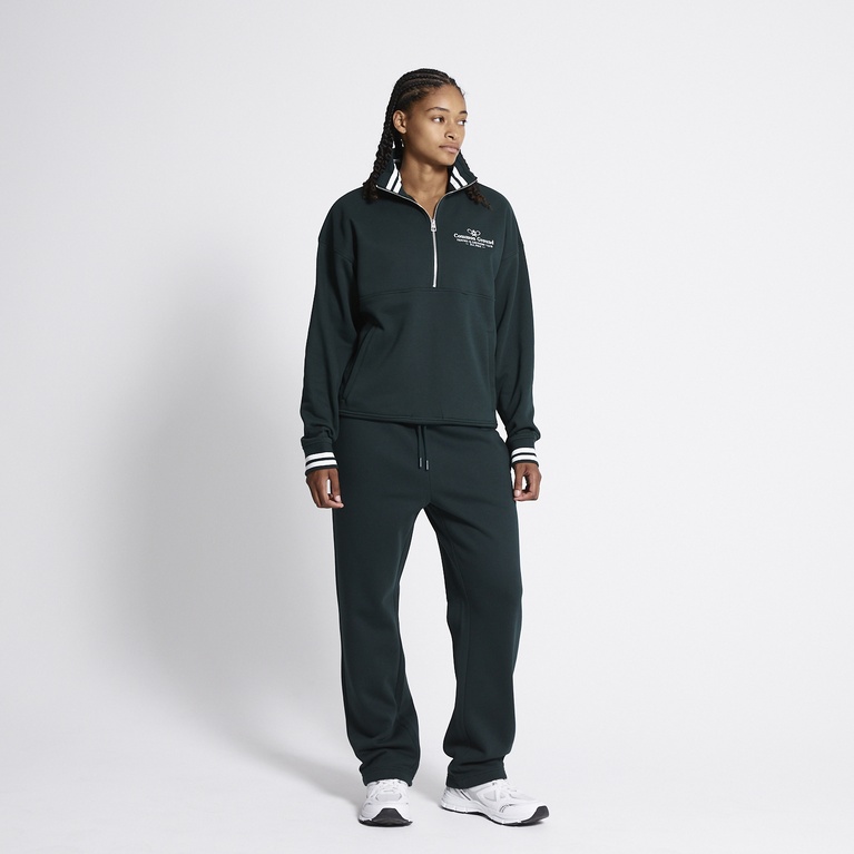 Half zip sweatshirt "Half zip collar jacket"